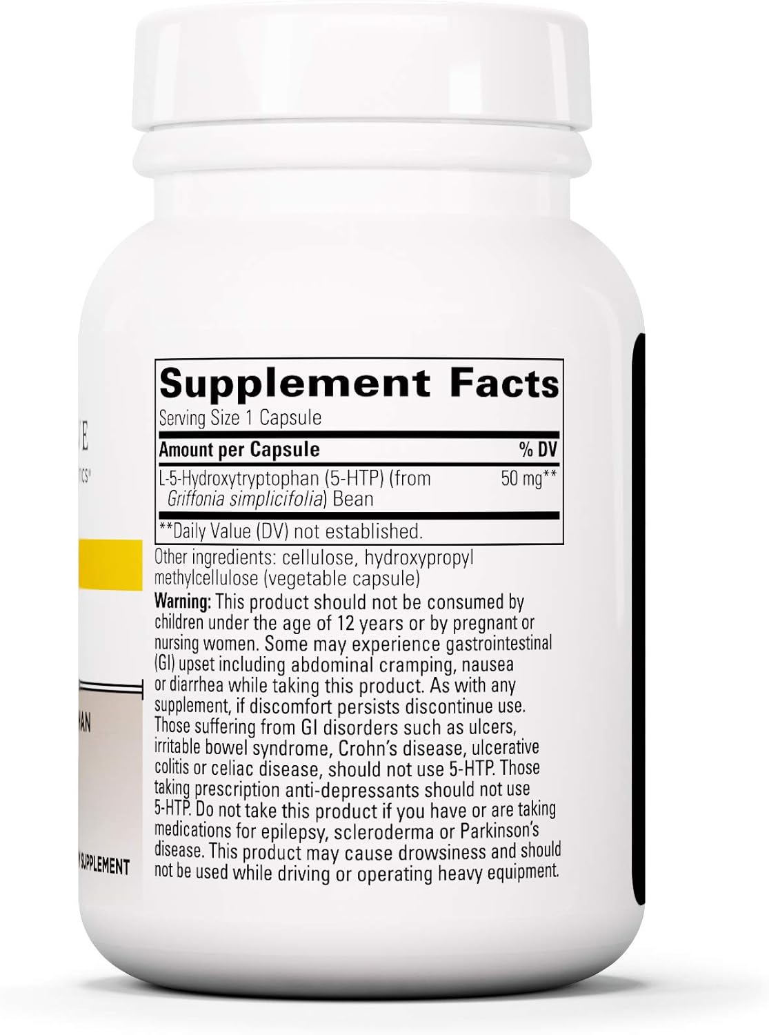 Integrative Therapeutics - 5-HTP (5-Hydroxytryptophan) - Helps With Depression and Anxiety; Supports Sleep and Positive Outlook - 60 Veg Capsules