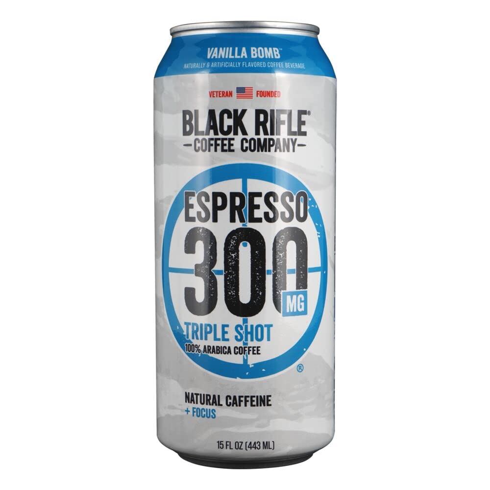 Black Rifle Coffee Company 300mg Caffeine, Ready To Drink, 15oz Cans