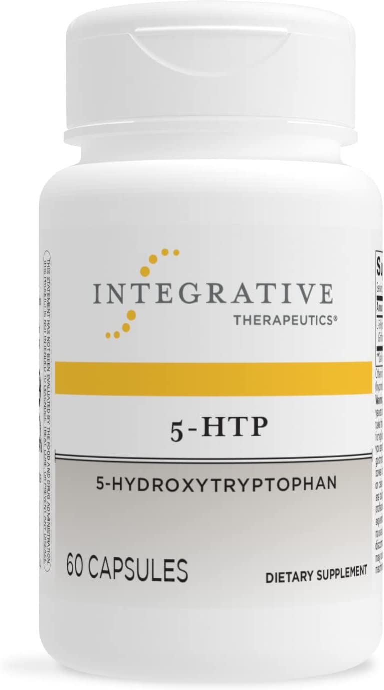 Integrative Therapeutics - 5-HTP (5-Hydroxytryptophan) - Helps With Depression and Anxiety; Supports Sleep and Positive Outlook - 60 Veg Capsules