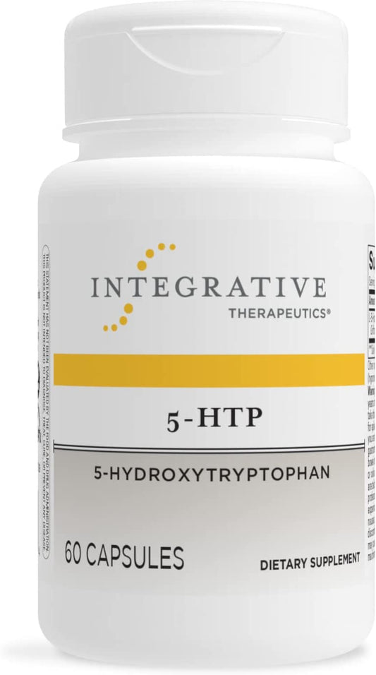 Integrative Therapeutics - 5-HTP (5-Hydroxytryptophan) - Helps With Depression and Anxiety; Supports Sleep and Positive Outlook - 60 Veg Capsules